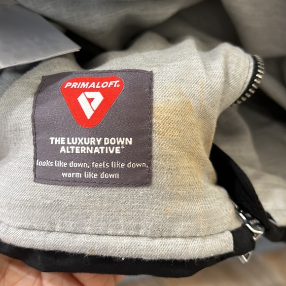 {GAP}Woman’s Sz M-Tall Black Primaloft Hooded Parka - Picture 9 of 10